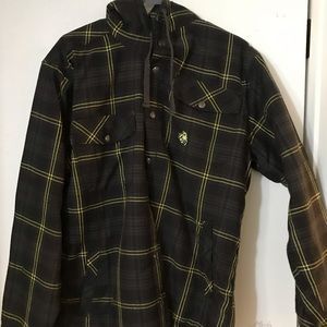 Legendary white tails button flannel